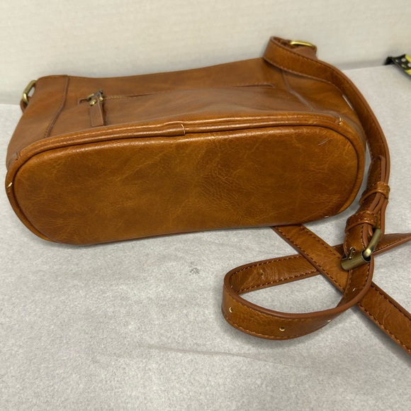 Alter'd State Leather Purse and Handbag Crossbody Shoulder Bag Brown Leather - Picture 11 of 13